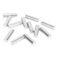 thumbnail image 4 of Electric Guitar Pickup Rods, Pickup Magnet Slug Rod Fine Workmanship Compact Size Glossy Finish Wear Resistant Iron 12PCS  For Stringed Instrument Silver,Gold, 4 of 8