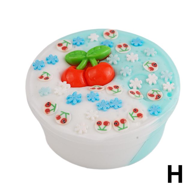 Boue de Coton Slime 60ml Boue Colorée Bicolore Argile Légère Jouet Diy Boue