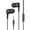Black, variant on Headphones Microphone Wired Stereo Earbuds Bass Compitable With Earphones For Android Phone Holder