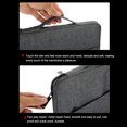thumbnail image 2 of Universal Laptop Anti-scratch Carrying Bag Portable Notebook Computer Zipper Closure Polyester Protective Case Black 14 Inch, 2 of 9
