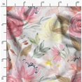 thumbnail image 2 of Soimoi Polyester Crepe Fabric Leaf Floral Print Fabric by The Yard 42 Inch Wide, 2 of 6