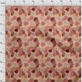 thumbnail image 4 of oneOone Rayon Light Peach Fabric Tropical Craft Projects Decor Fabric Printed By The Yard 56 Inch Wide, 4 of 5
