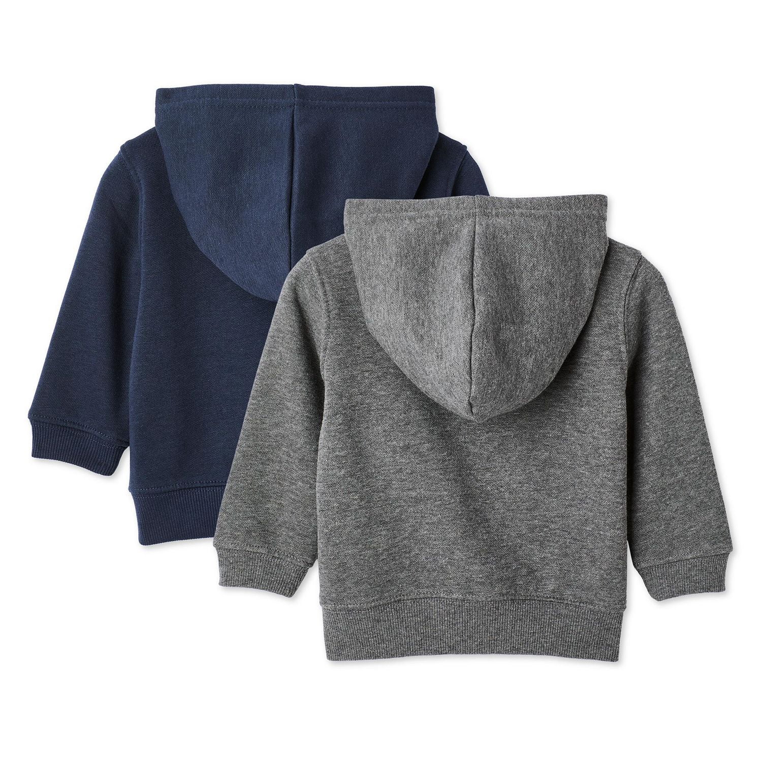Lot de 2 hauts à capuchon zippés sur la longueur George collection non genrée pour nourrissons