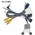 thumbnail image 1 of SKYFAME Car 16Pin Wire Harness Adapter Power Cable Canbus Box Decoder For Dodge Journey Fiat Freemont Leap Chrysler 300C, 1 of 1
