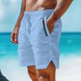 thumbnail image 2 of Diufon Men's Athletic Shorts Drawstring Waisted Outdoor Sport Shorts Spring Summer Hiking Shorts with Pockets, 2 of 6