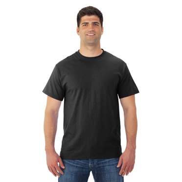 Jerzees Mens DRI-POWER Active Short Sleeve Crew T-Shirt, XL, Black