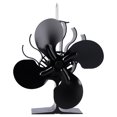thumbnail image 3 of Blade Stove Fan,Stove Fan Single Head Heat Powered Fireplace Fan Heat Powered Fan Advanced Technology, 3 of 14