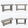 thumbnail image 4 of Yiwa Long Entryway Accent Table with Shelves, 63” Sofa Table, 4 of 6
