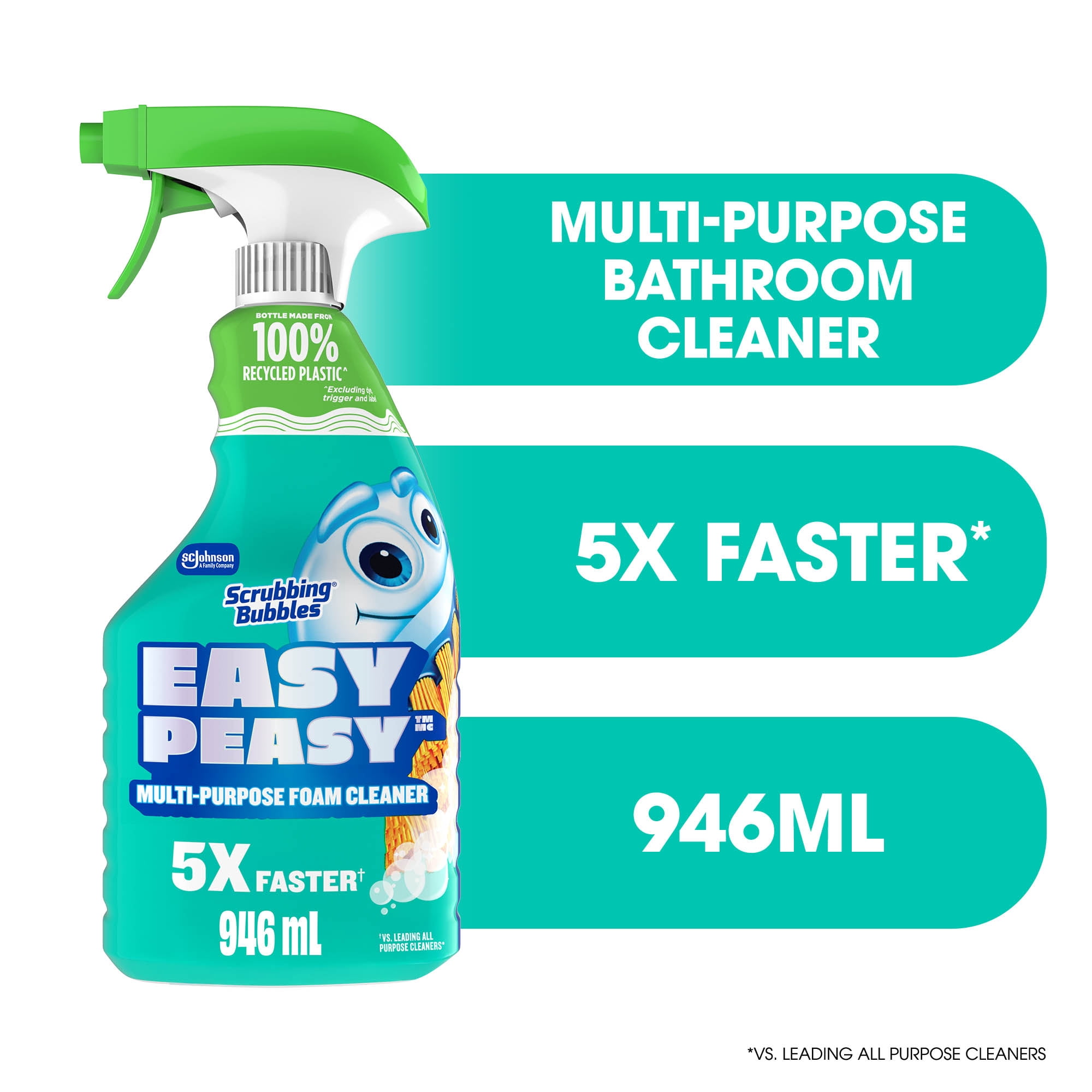 Scrubbing Bubbles® Easy Peasy™ Nettoyant Moussant Multi Usage, Déclencheur