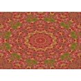 thumbnail image 1 of Ahgly Tapis Rectangulaire Orange Lavable en Machine, 2 Pieds x 5 Pieds, 1 of 7