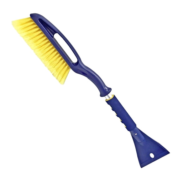 Michelin Heavy Duty 25" Snow Brush With Ice Scraper, Blue Yellow