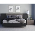 thumbnail image 1 of Sinatra 4 Piece Bedroom Set, Bark Grey and Black, 1 of 5