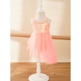thumbnail image 3 of Jizyo Robe de Danse Lyrique à Sequins pour Filles Robe Tutu de Ballet Dos Croisé Justaucorps de Gym une Pièce Tenues de Danse Orange G, 3 of 7