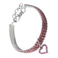 thumbnail image 2 of Collier pour Animal de Compagnie avec Motif de Cœur, Collier en Métal Ajustable pour Chien et Chat, Rose, P, 2 of 8