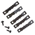 thumbnail image 1 of Picture Hanging Hardware, Repeated Use 100Pcs Black 0.1 X 0.4in Carbon Steel Sawtooth Hangers Compact Structure  For Photo Frame Photo, Drawing Board, 1 of 8