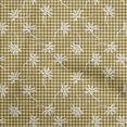 thumbnail image 1 of oneOone Cotton Silk Yellow Fabric Block Craft Projects Decor Fabric Printed By The Yard 42 Inch Wide, 1 of 6