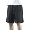 thumbnail image 1 of Diufon Men's Athletic Shorts Cotton Linen Drawstring Waisted Outdoor Sport Shorts Spring Summer Shorts with Pockets, 1 of 6
