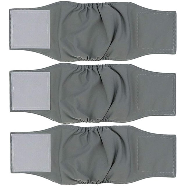 Male Dog Nappies Washable Reusable Pack of 3