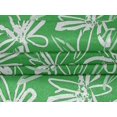 thumbnail image 4 of oneOone Velvet Green Fabric Florals Sewing Craft Projects Fabric Prints By Yard 58 Inch Wide-V82, 4 of 4