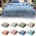 thumbnail image 2 of Soft Blanket, Furenl Solid Color Quilt Lightweight Comforter Summer Quilt Soft Bedspread for King Size Full Size Bed Washable Quilt Quilted Blanket for All Seasons, 1*Quilt, 2 of 7