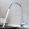 thumbnail image 4 of Robinet à Eau Froide pour Évier Robinet de Cuisine pour Évier Levier Unique Trou Robinet Eau Froide, 4 of 9