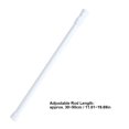 thumbnail image 2 of Shower Curtain Rod, Adjustable Spring Loaded Tension Rod Shower Extendable Curtain Closet Window Rail Pole (11.8in-19.7in), 2 of 9