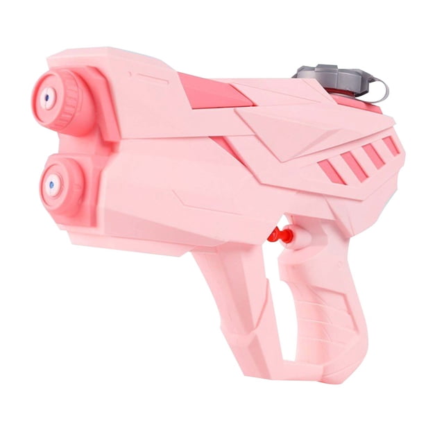 C Dual Nozzle Water Gun Toy For Outdoor Play With 500Ml Large Capacity Long Range Shooting Fun Summer Activity 9.45 X 6.5 Inches Easy To Fill Design