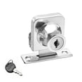 thumbnail image 1 of Showcase Lock Display Cabinet Sliding Glass Door Lock With Keys For 5-8mm Glass Wine Cabinet Lock Security Furniture Hardware, 1 of 9