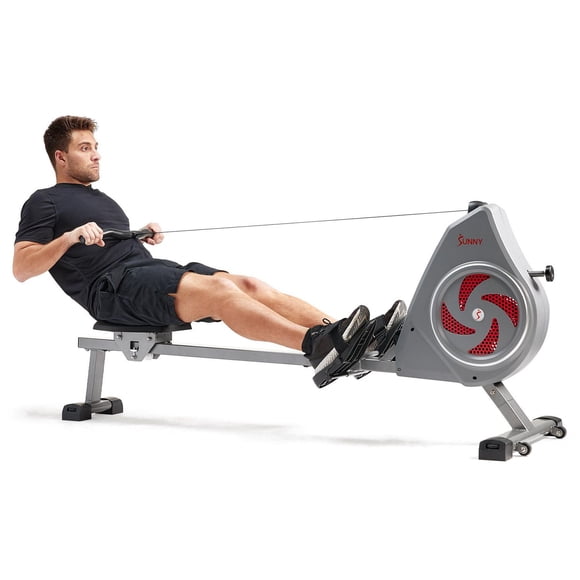 Machine d’aviron à air dynamique Sunny Health & Fitness avec connectivité Bluetooth améliorée exclusive de l’application SunnyFit® – SF-RW520007