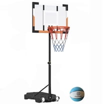 Goplus Panier de basket-ball portable, 3 m réglable en hauteur avec panneau arrière incassable de Goplus Panier de basket-ball portable, 3 m réglable en hauteur avec panneau arrière incassable de