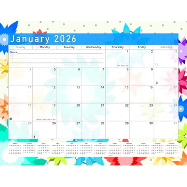 2026 Monthly Magnetic/Desk Calendar - 12 Months DESKTOP/WALL Calendar/Planner - (Edition #07-01)