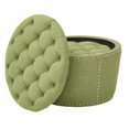 thumbnail image 2 of Office Star OSP Accents Upholstered Nesting Ottoman in Milford Grass, 2 of 5