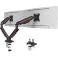 thumbnail image 1 of Monitor Arm Gas Spring Monitor Stand for Screens up to lbs Adjustable Monitor Mount with CClamp & Grommet Base Ergonomic Computer Monitor Mount (Single Arm ), 1 of 7