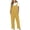 #01Yellow jumpsuits for women, variant on yoeyez Summer Jumpsuits for Women,Ladies Cotton Linen Fashion Baggy Playsuit Rompers Sleeveless Buttons Strap Trouser Overalls Jumpsuits With Pockets Purple,4XL
