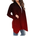 thumbnail image 3 of Pntutb Manteaux Grande Taille pour Femmes Mode Été Hiver Imprimé Manches Longues Cardigan, 3 of 5