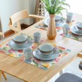 thumbnail image 3 of Easter Placemats Set of 4 Spring Colorful Easter Egg Floral Washable Non-Slip Heat Resistant Place Mats 12x18 Inch Rustic Linen Table Mats for Kitchen Dining Party Decor, 3 of 6