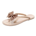 thumbnail image 1 of Leutsin Summer Flip Bowknot Flash Diamond Sandals And Slippers Women's Slippers, 1 of 5