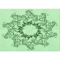 thumbnail image 1 of Ahgly Tapis Rectangulaire Lavable en Machine Intérieur Vert Menthe Transitionnel, 7 Pieds x 9 Pieds, 1 of 7