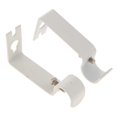 thumbnail image 4 of yuksok Ensemble de 2 Supports de Tringle à Rideaux Tringle à Rideaux Double Facile Sans Perçage Droit dans Blanc, 4 of 7