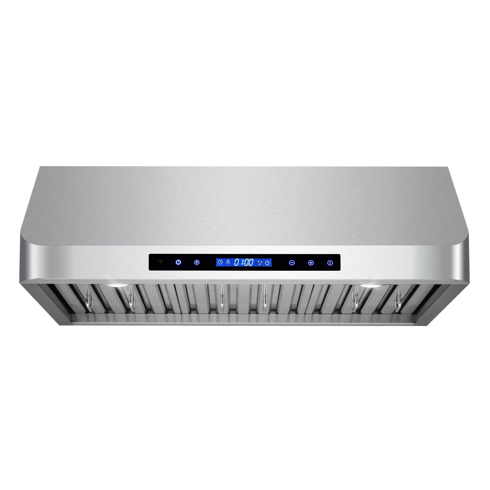 Pemberly Row 30 in. 500 CFM Ducted Under Cabinet Range Hood in Stainless Steel