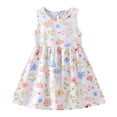 thumbnail image 1 of Robes pour Tout-Petites Fille Sans Manches Ligne A Robes de Printemps pour Filles Robe Dessin Animé pour Filles Robes de Bal pour Filles, 1 of 4
