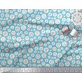 thumbnail image 3 of Soimoi Polyester Crepe Fabric Star & Cute Animals Kids Print Fabric by Yard 52 Inch Wide, 3 of 3