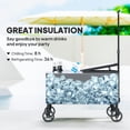 thumbnail image 4 of CoSoTower Chariot Glacière de Patio Extérieur de 80 Qt, Coffre à Glace Roulant avec Poignée Réglable, Roues, Ouvre-Bouteille, Drainage, Chariot de Bar Refroidisseur de Boissons Extérieur pour Fête BBQ Camping, Noir, 4 of 7