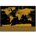 thumbnail image 2 of Dvkptbk World Map Poster Scratch Map Poster Travel Scratchable Map Scratchers Home Decor, 2 of 9