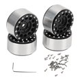 thumbnail image 1 of RC Moyeu de Jantes de Roue, RC Moyeux de Roue de Perle en Alliage d'Aluminium 4pcs Résistant à l'Usure pour 1/18 Voitures RC Rouge, Bleu, Noir, 1 of 8
