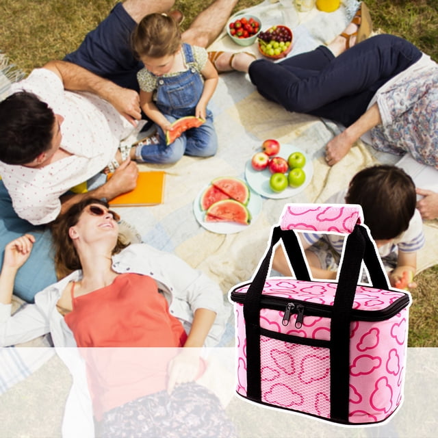 SuoKom Lunch Sac à Femmes Étanche Réutilisable Isolé Sac à Lunch Glacière - Bureau Travail École Pique-Nique Randonnée Sac à Lunch Taille Haute en Liquidation