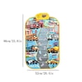 thumbnail image 4 of Tapis de Jeu Piano pour Enfants, avec 8 Sons et Notes de Transport, Pliable pour Usage Intérieur et Extérieur, 4 of 9