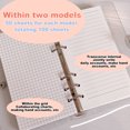 thumbnail image 4 of Mini Binder with Cash Envelope - Cute pattern binder wallet, Cash Organizer, Mini 6 ring binder, 4 of 6