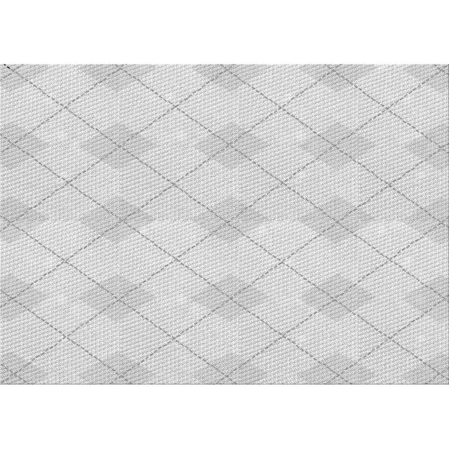Ahgly Company Machine Washable Indoor Rectangle Transitional Gray Cloud Gray Area Rugs, 2' x 3'