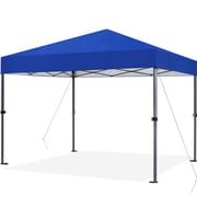 Yaheetech 10x10ft Pop Up Canopy Tent with Adjustable Height for Parties, Blue